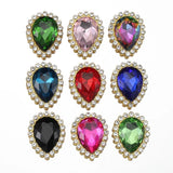 20pcs 14x18mm Crystal Glass Rhinestone Cabochons Beads for DIY Jewelry Making