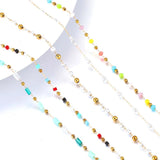 1M Stainless Steel Crystal Ball Beads Chain for Jewelry Making