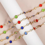 1meter Colorful Crystal Beads Chains for DIY Jewelry Making