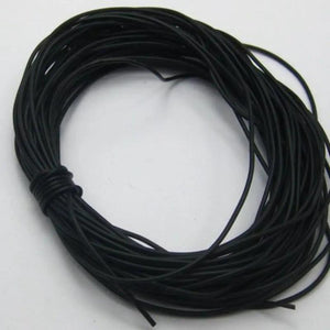 50m 1mm Solid Rubber Jewelry Cord for Pendants