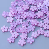 Resin Flower Petal Beads Charms Pendants Loose Spacer Bead for DIY Jewelry