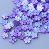 Resin Flower Petal Beads Charms Pendants Loose Spacer Bead for DIY Jewelry
