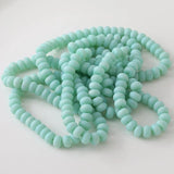 82PCS 8mm Frosted Wheel Beads Fantasy Ice Cream Glass Beads