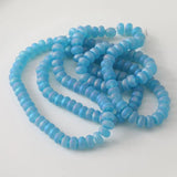 82PCS 8mm Frosted Wheel Beads Fantasy Ice Cream Glass Beads
