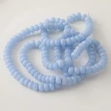 82PCS 8mm Frosted Wheel Beads Fantasy Ice Cream Glass Beads