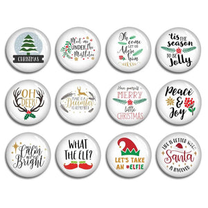 Christmas Tree Glass Dome Cabochon, Various Sizes Picture Bead