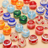 Glass Christmas Beads DIY Jewelry Earrings Bracelet Accessories