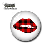 Christmas Cabochon Glass Dome Image Beads - FJ2400