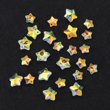 20PCS Crystal Glass Star Pendants for DIY Jewelry Making