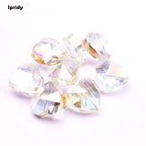 10mm Heart-shaped Glass Diamond Crystal Beads Rhinestones 10 pcs/lot