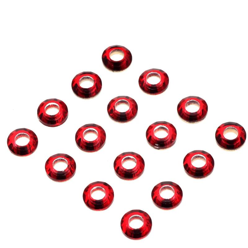 Red/Denim Crystal Rhinestones 3D Nail Art DIY Decoration