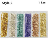 Glass Beads Resin Art Nail Crafts Crystal UV Resin Mold Filler