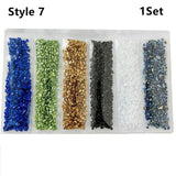 Glass Beads Resin Art Nail Crafts Crystal UV Resin Mold Filler