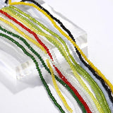 3mm Crystal Glass Colored Faceted Loose Beads DIY for Bracelet Necklace