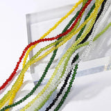 3mm Crystal Glass Colored Faceted Loose Beads DIY for Bracelet Necklace