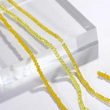 3mm Crystal Glass Colored Faceted Loose Beads DIY for Bracelet Necklace