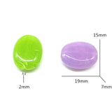 15x19mm Acrylic Oval Shape Beads for Jewelry Making DIY