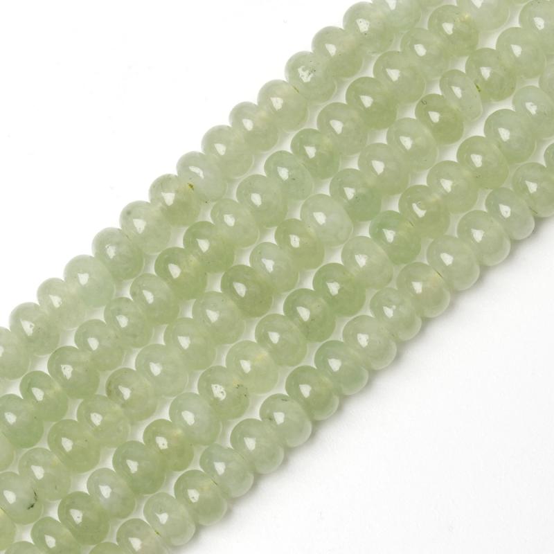 6x4mm Multicolor Rondelle Jade Angelite Spacer Beads 15''