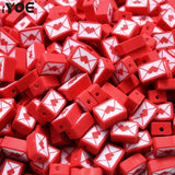 Red Envelope Love Spacer Clay Beads for Jewelry Making DIY Craft