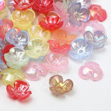 200pcs Mixed Color 10mm Tripetal Flower Flatbacks DIY Embellishments
