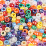 AB Plated Dreadlock Large Hole Acrylic Beads for Jewelry Making