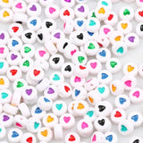 100pcs 7MM Mixed Letter Beads Round Shape for Jewelry Making DIY Bracelet