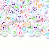 100pcs 7MM Mixed Letter Beads Round Shape for Jewelry Making DIY Bracelet