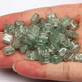 8x9mm Starry Sky Acrylic Letter Beads Two Hole Spacer DIY Tila Bracelet