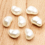 100pcs 7x10mm Beige Acrylic Pearl Beads for Jewelry Making