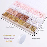 Clay Beads Bracelet Kit Friendship Bracelet DIY Golden Pink Letter Beads