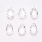 20Pcs Crystal Teardrop Pendant 13X22MM Glass Drop Beads for Jewelry DIY