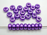 100 Mixed Acrylic Faux Pearl Rondelle Spacer Beads