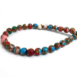 8mm Color Variscite Emperor Stone Beads African Turquoise Howlite Spacer Beads