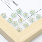 Sequin Acrylic Beads 50pcs Flower & Lowercase Letters for DIY Jewelry Making