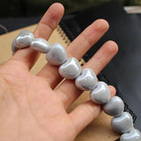 20Pcs Simply Heart Shape Ceramic Beads Multi-color for Bracelet DIY