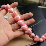 20Pcs Simply Heart Shape Ceramic Beads Multi-color for Bracelet DIY
