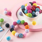Mermaid Tears Sequins Acrylic Round Beads for DIY Jewelry Making