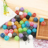 Bayberry Ball Rhinestone Spacer Beads for Jewelry Making 14mm 16mm 20mm