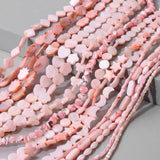 Pink Mother of Pearl Shell Beads for DIY Jewelry