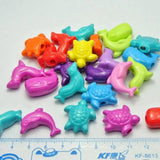 30 Mixed Bubblegum Acrylic Large Assorted Funny Beads Animal Car Dolphin