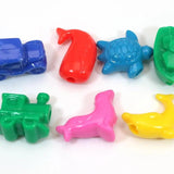 30 Mixed Bubblegum Acrylic Large Assorted Funny Beads Animal Car Dolphin