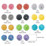 Resin Rhinestone Sequins Mermaid Tears Spacer for DIY Jewelry Making