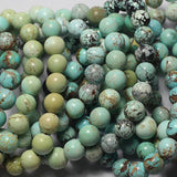 Meihan Rare Hubei Turquoise Untreated Ore Beads for DIY Jewelry