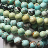 Meihan Rare Hubei Turquoise Untreated Ore Beads for DIY Jewelry