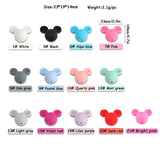 Mouse Shape Silicone Beads DIY Jewelry Making Accessories