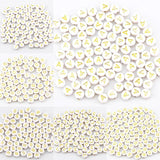 100Pcs 7mm Round Letter Spacer Beads Jewelry Making DIY Necklace Bracelet