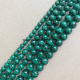 Zambia Green Malachite Stone Round Loose Beads 4-12MM