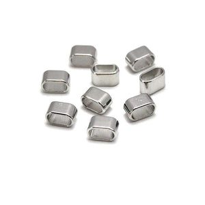 30pcs Metal Spacer Charms Beads 4x9mm for Bracelet Jewelry Making DIY