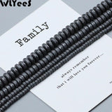 Matte Polish Hematite Stone 3-8mm Spacer Loose Beads DIY Jewelry Making