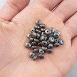 Matte Polish Hematite Stone 3-8mm Spacer Loose Beads DIY Jewelry Making